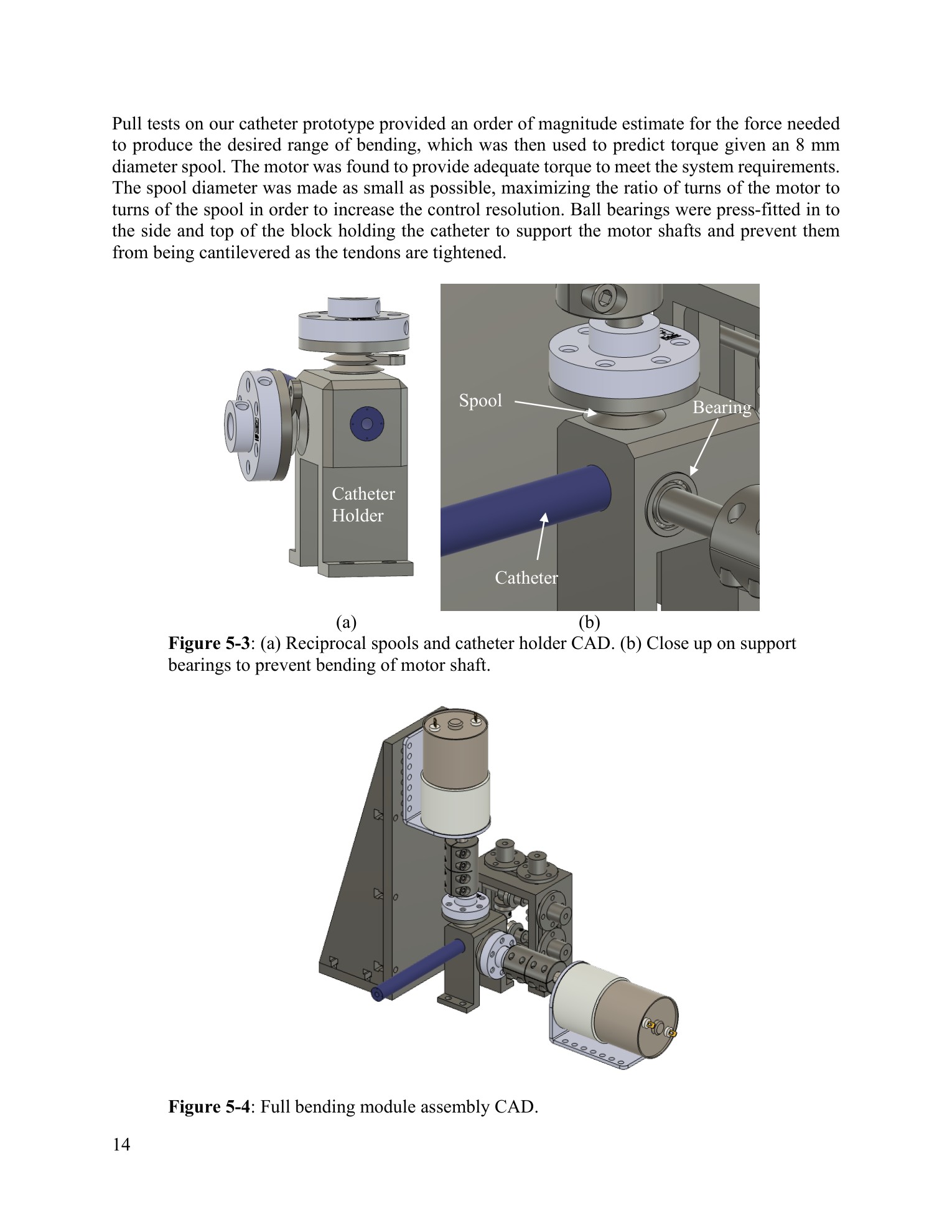 Bending module CAD and assembly